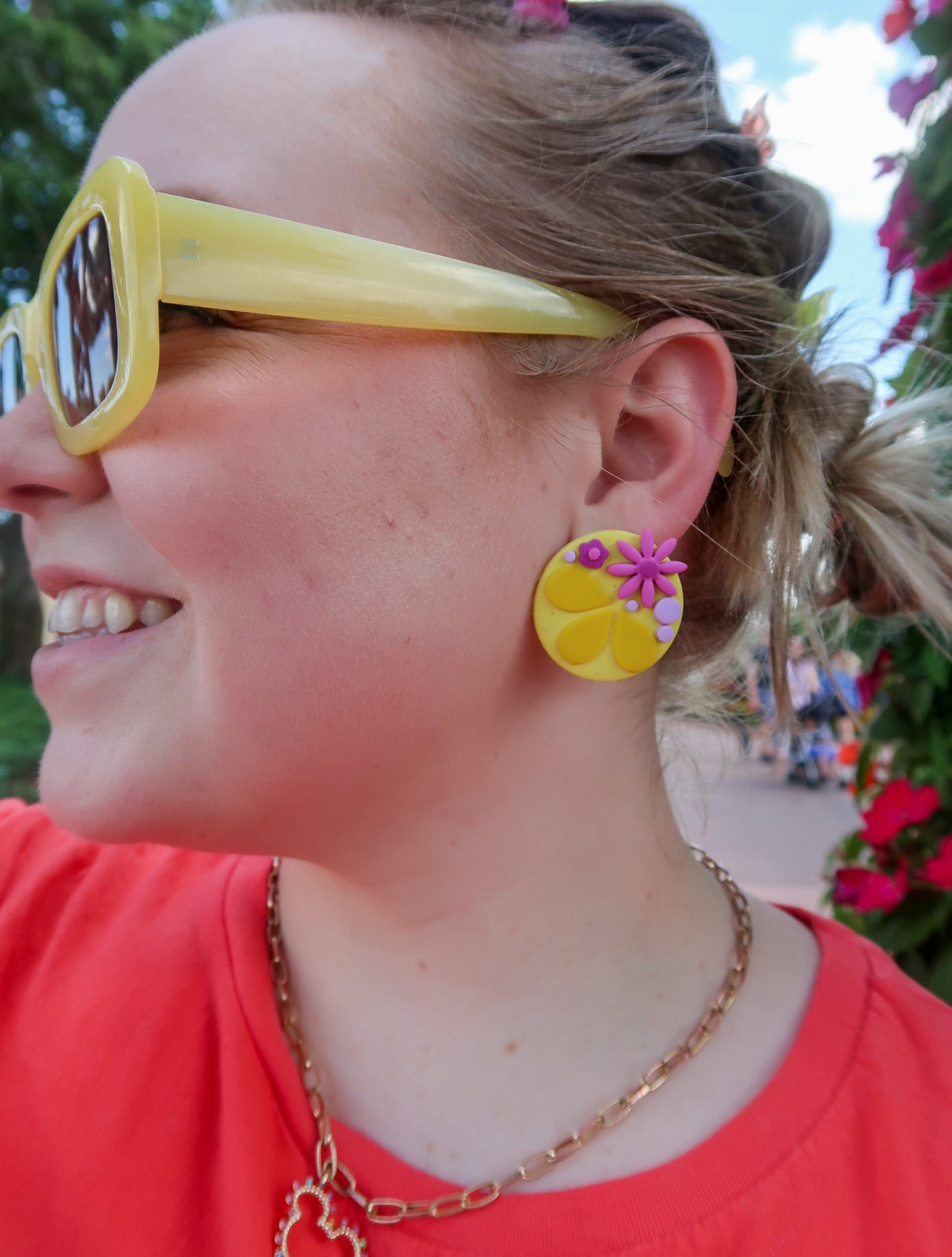 Violet Lemonade-Inspired Earrings