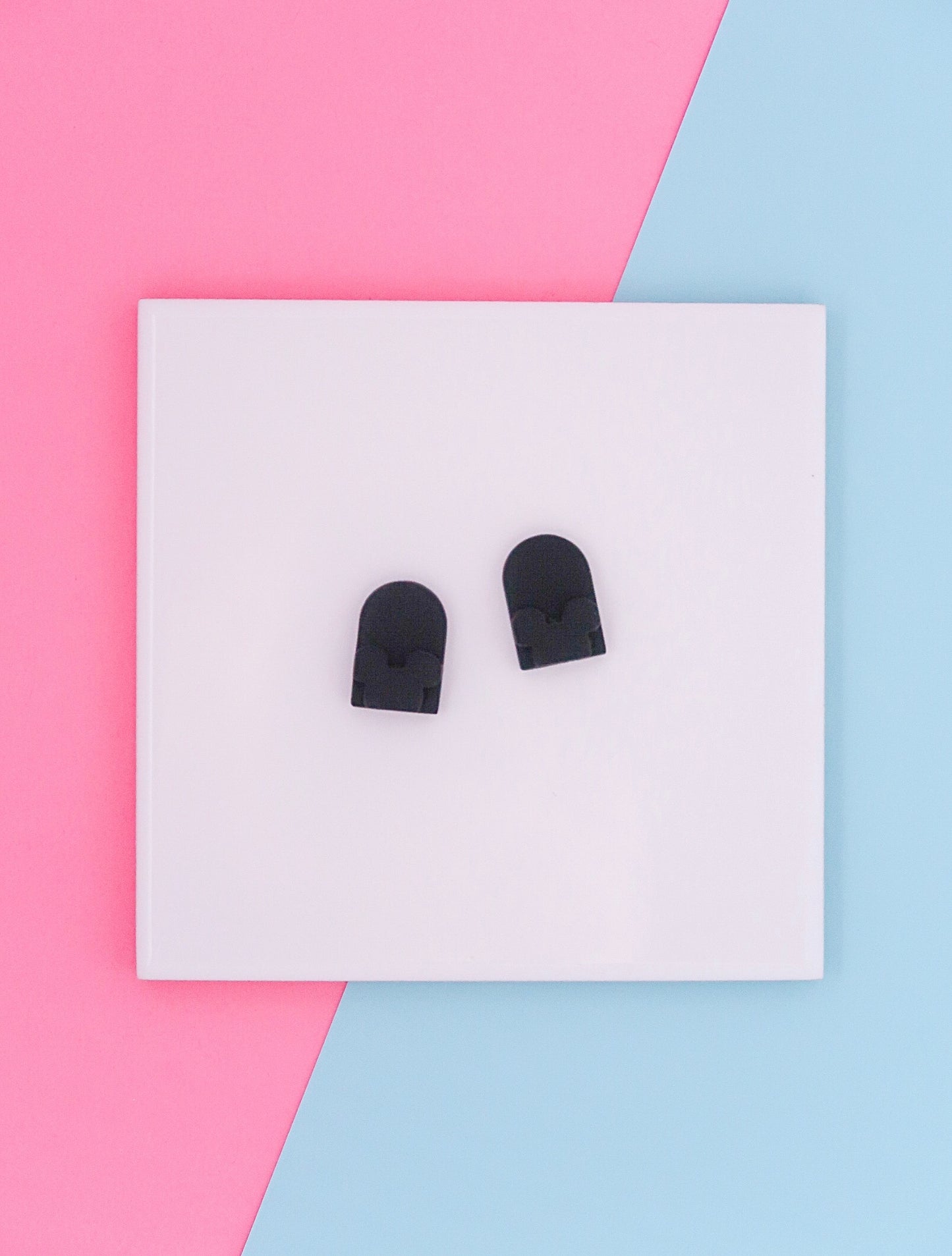 Hidden Mickey Arch Stud Earrings