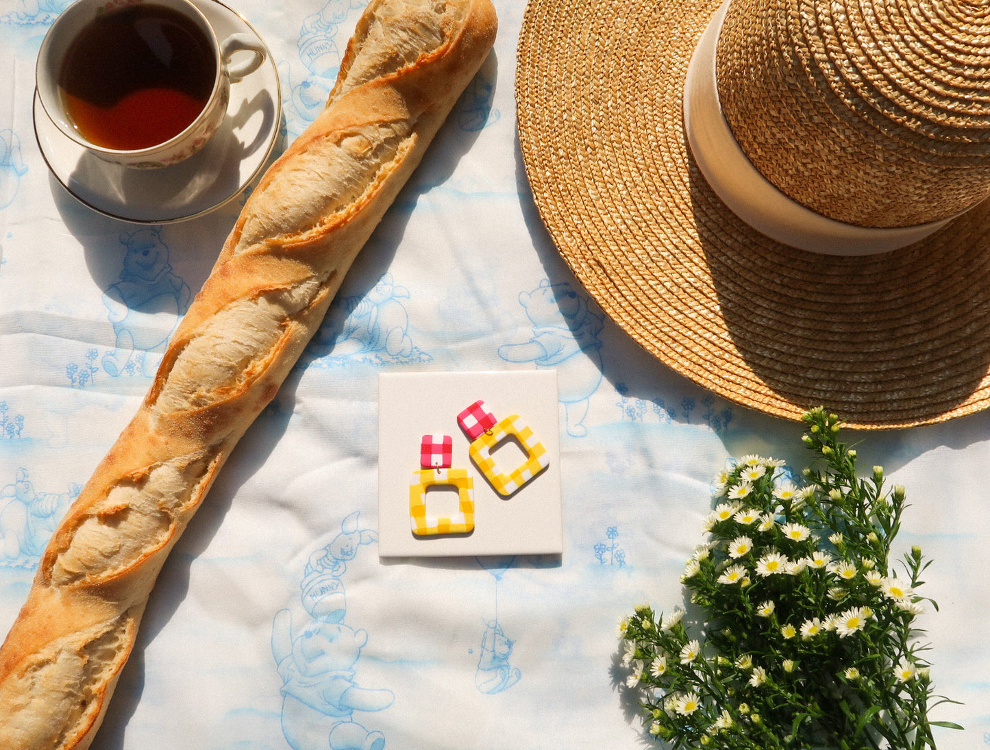 Winnie the Pooh-Inspired Earrings