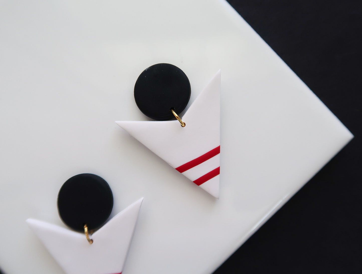 Cruella de Vil-Inspired Earrings