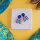 Jasmine-Inspired Rainbow Earrings