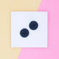 Hidden Mickey Circle Stud Earrings