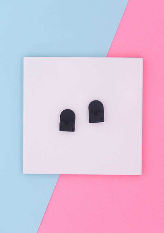 Hidden Mickey Arch Stud Earrings