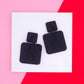 Hidden Mickey Square Dangle Earrings