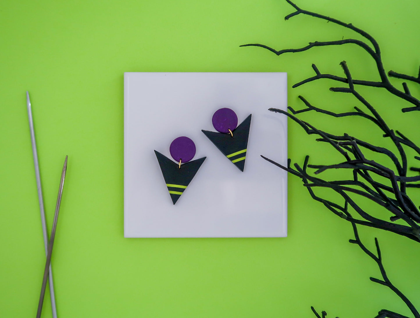 Maleficent-Inspired Earrings