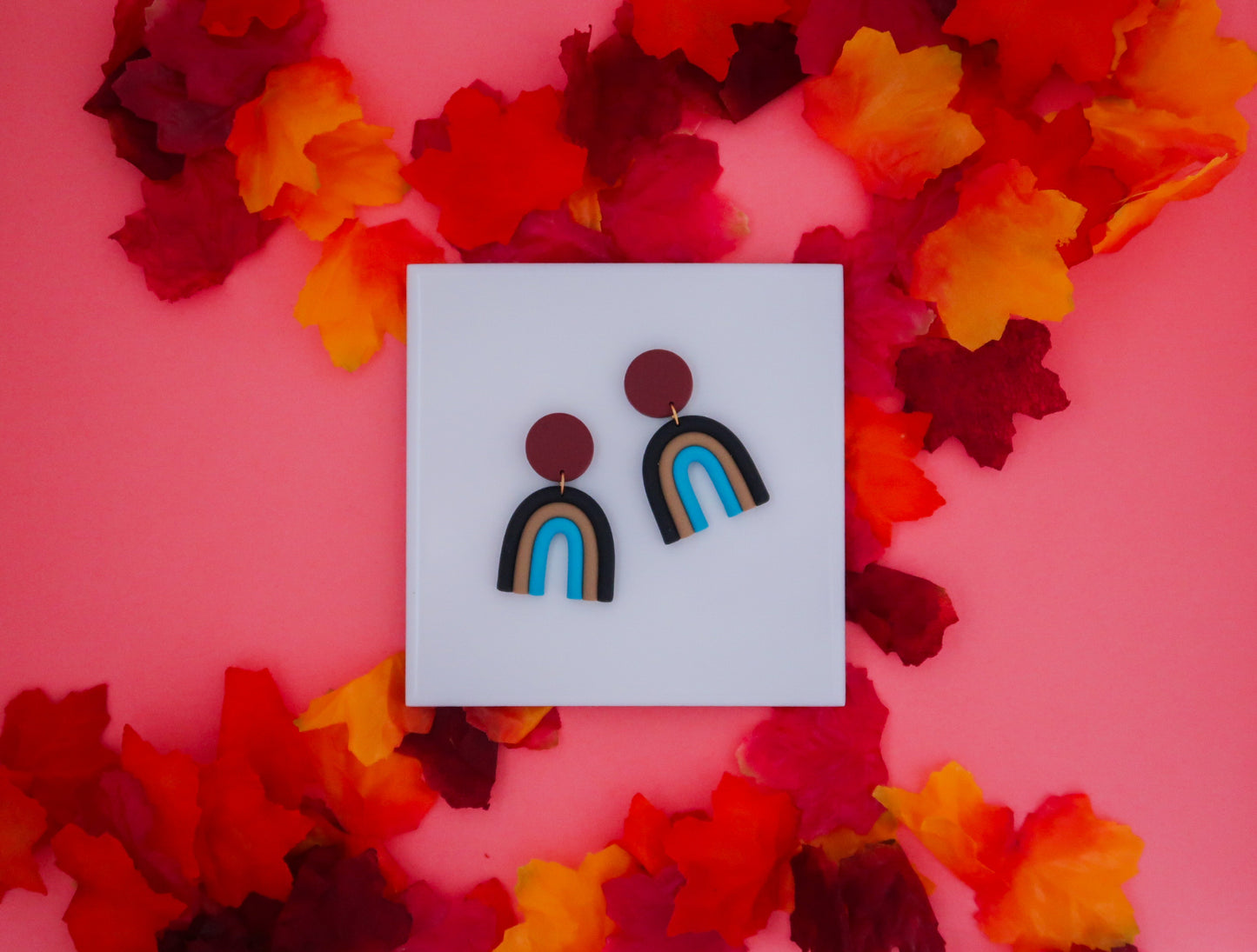 Pocahontas-Inspired Rainbow Earrings