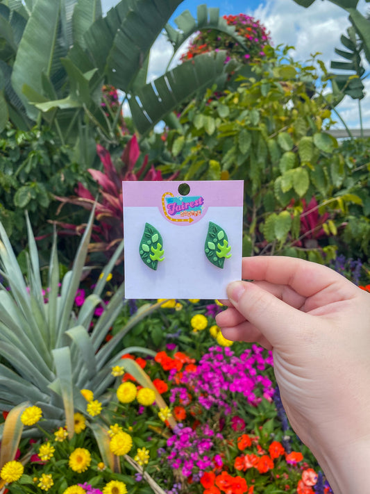 Greenery Studs