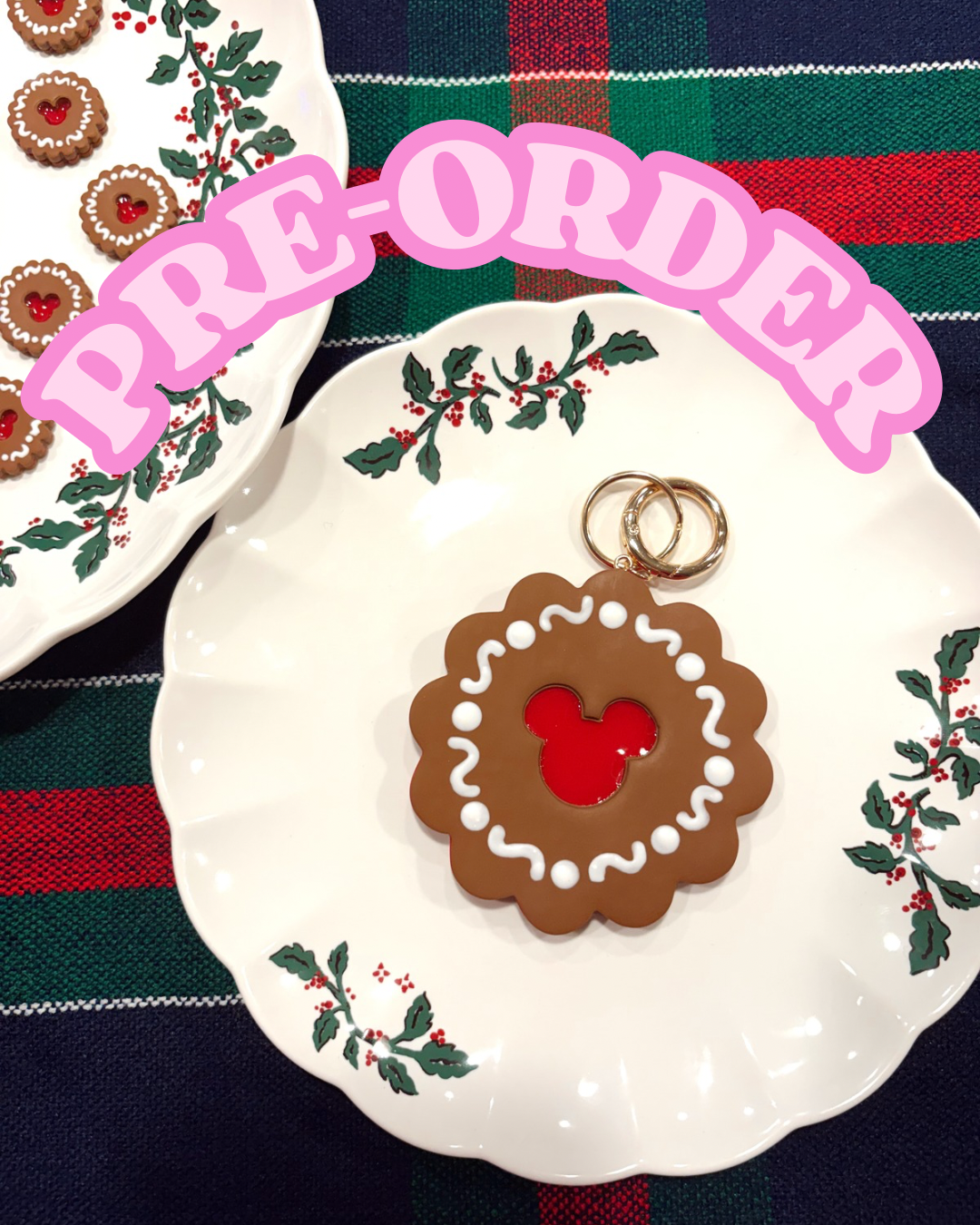 PRE-ORDER Gingerbread Mouse Bag Charm