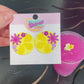 Violet Lemonade-Inspired Earrings