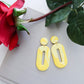 Belle-Inspired Tie Dye Earrings