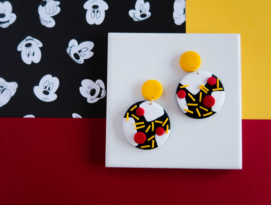90s Mickey Mouse-Inspired Earrings