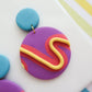 90s Daisy Duck-Inspired Earrings