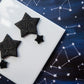 Black Second Star to the Right-Inspired Earrings