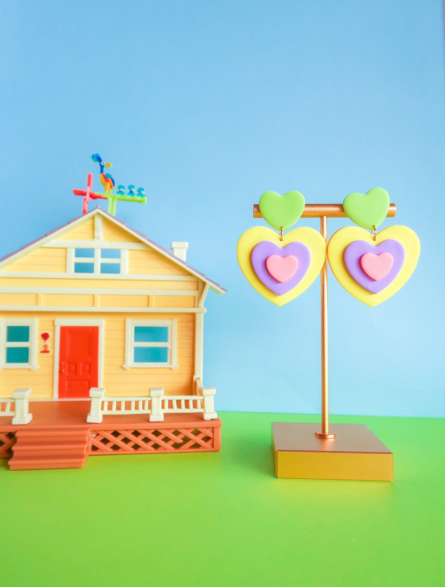 Carl and Ellie-Inspired Earrings
