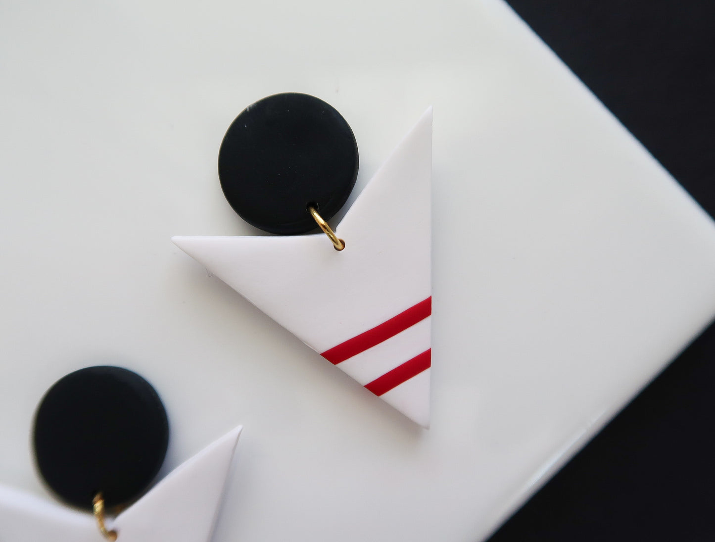 Cruella de Vil-Inspired Earrings