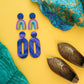 Jasmine-Inspired Tie Dye Earrings