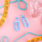 Cinderella-Inspired Tie Dye Earrings