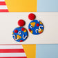 90s Donald Duck-Inspired Earrings