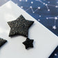 Black Second Star to the Right-Inspired Earrings