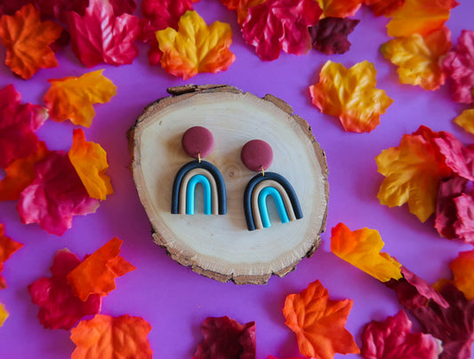 Pocahontas-Inspired Rainbow Earrings