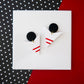 Cruella de Vil-Inspired Earrings