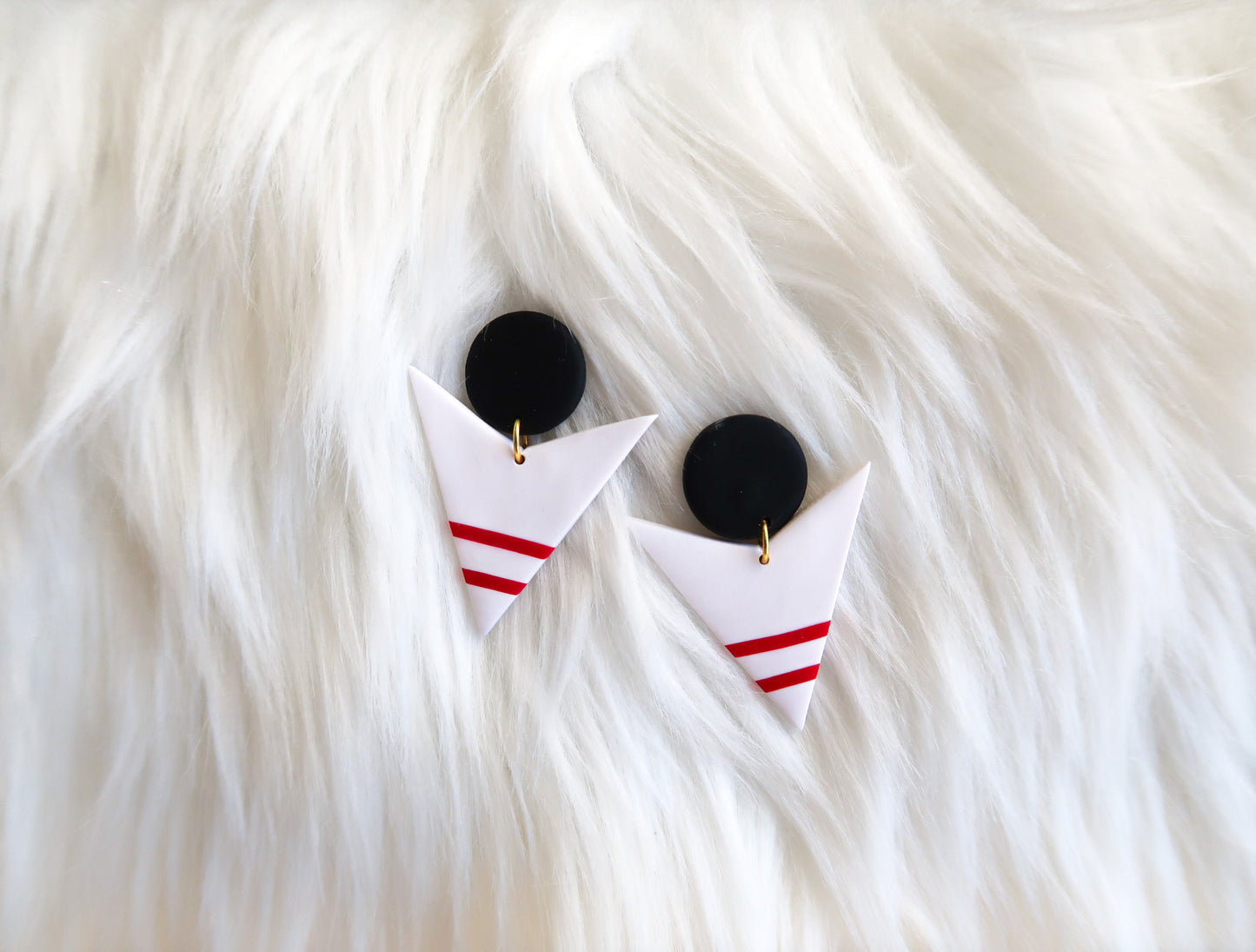 Cruella de Vil-Inspired Earrings