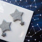 Silver Second Star to the Right-Inspired Earrings